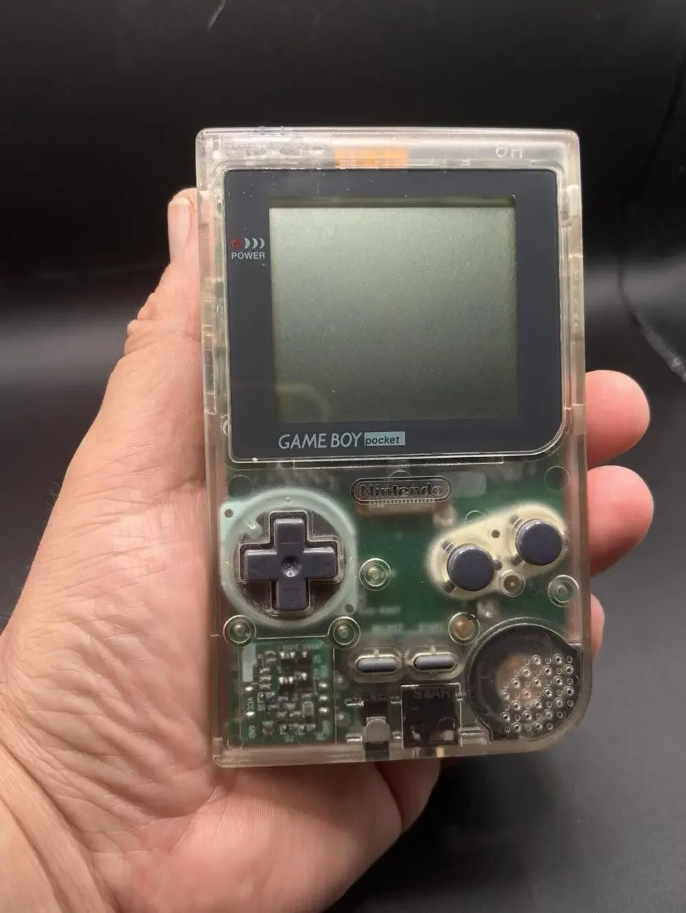 Nintendo Gameboy Clear 1996 MGB-001 Tested Good vintage rare
